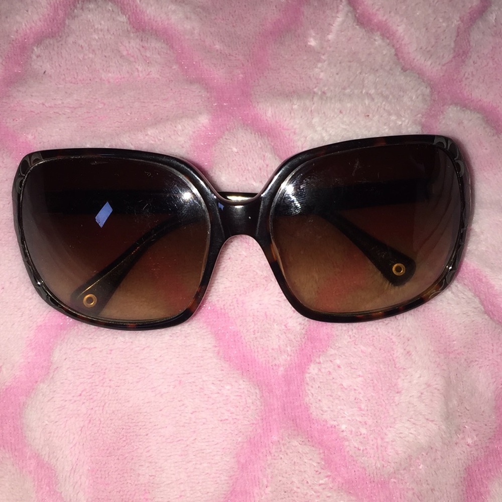 Coach brown sunglasses